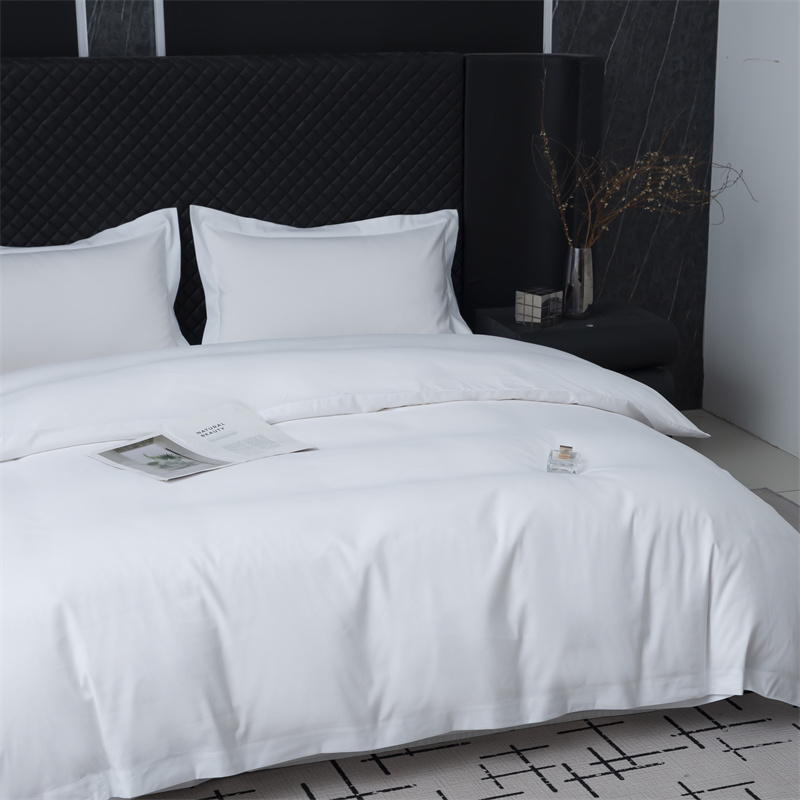 100% polyester 135gsm stoffen beddengoedset voor Economy Hotel 100% polyester 135gsm stoffen beddengoedset voor Economy Hotel