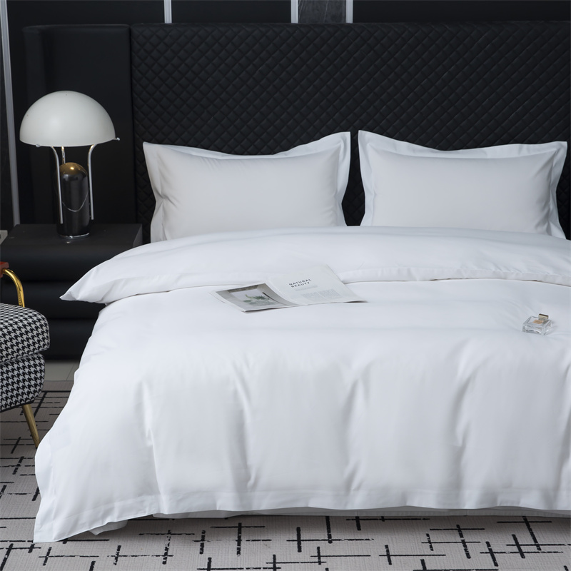 100% polyester 135gsm stoffen beddengoedset voor Economy Hotel 100% polyester 135gsm stoffen beddengoedset voor Economy Hotel