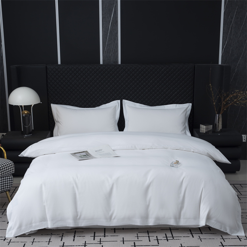 100% polyester 135gsm stoffen beddengoedset voor Economy Hotel 100% polyester 135gsm stoffen beddengoedset voor Economy Hotel