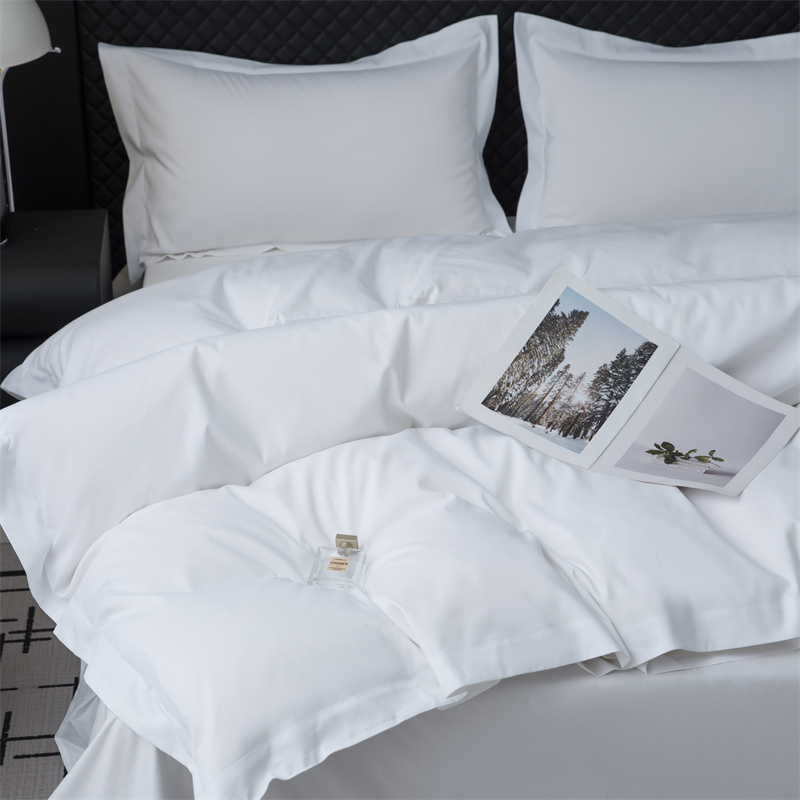 100% polyester 135gsm stoffen beddengoedset voor Economy Hotel 100% polyester 135gsm stoffen beddengoedset voor Economy Hotel