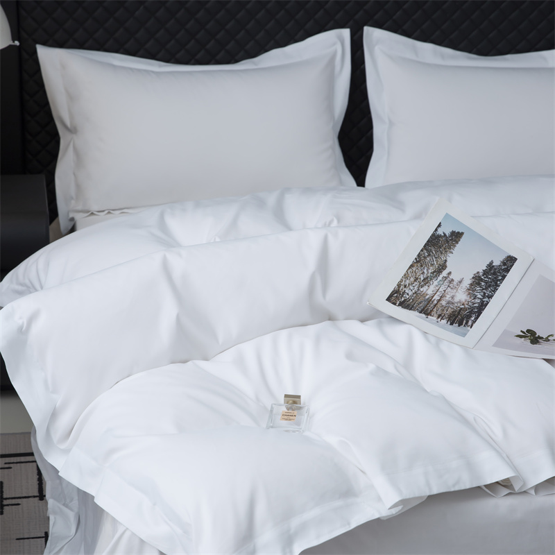 100% polyester 135gsm stoffen beddengoedset voor Economy Hotel 100% polyester 135gsm stoffen beddengoedset voor Economy Hotel