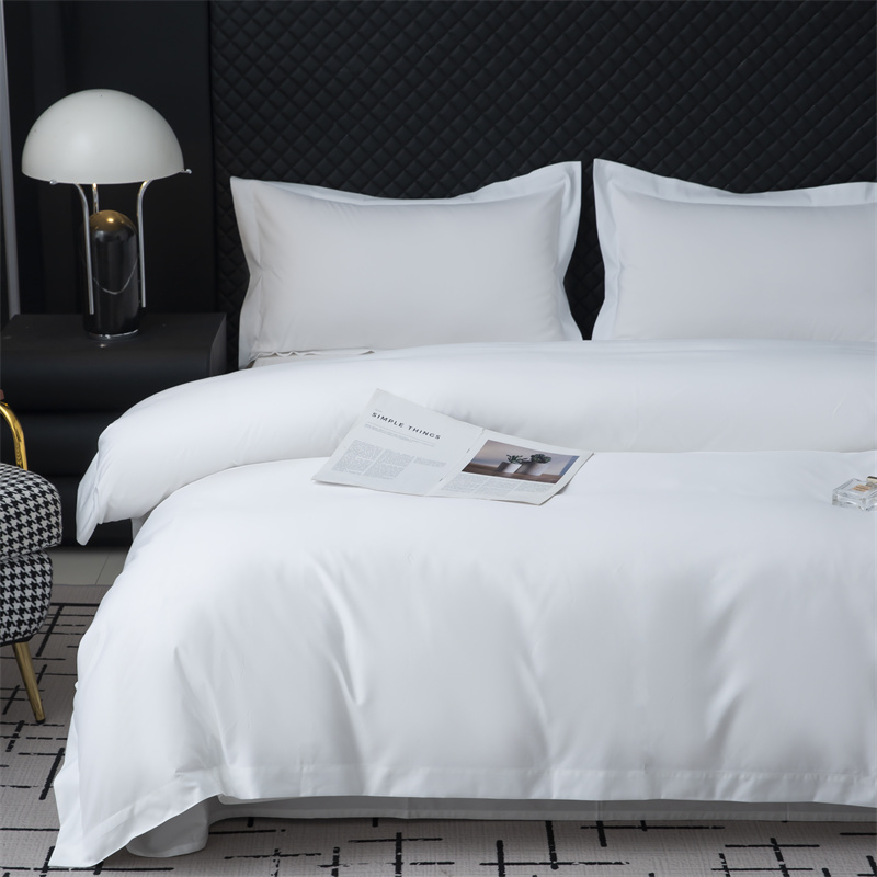 50% katoen 50% polyester 300TC stoffen beddengoedset voor sterrenhotel 50% katoen 50% polyester 300TC stoffen beddengoedset voor sterrenhotel