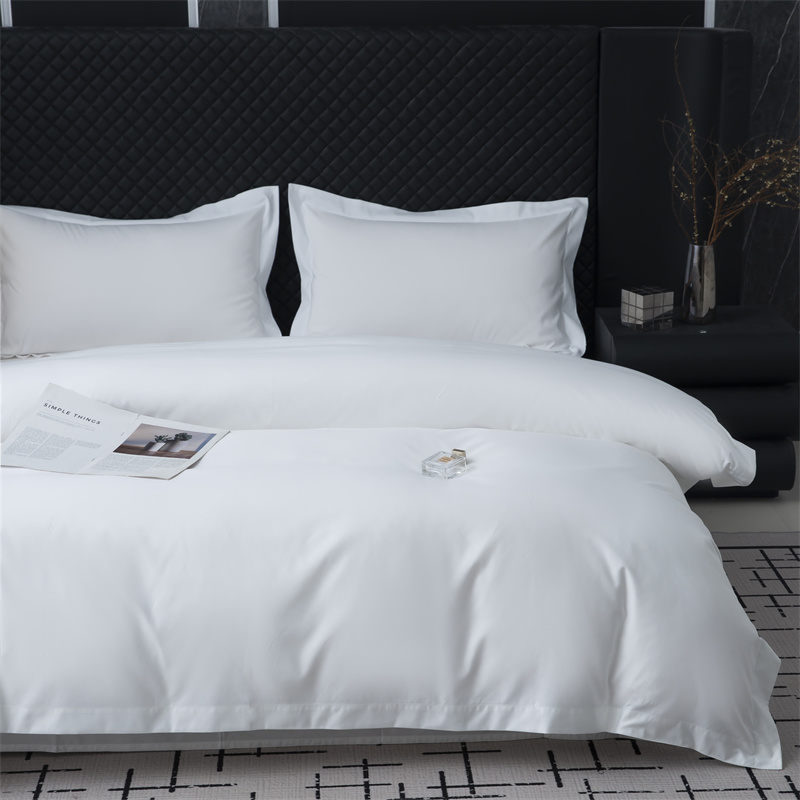 50% katoen 50% polyester 300TC stoffen beddengoedset voor sterrenhotel 50% katoen 50% polyester 300TC stoffen beddengoedset voor sterrenhotel