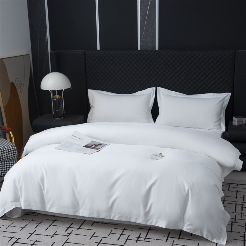 50% katoen 50% polyester 300TC stoffen beddengoedset voor sterrenhotel 50% katoen 50% polyester 300TC stoffen beddengoedset voor sterrenhotel