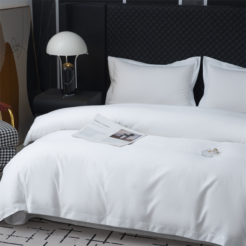 50% katoen 50% polyester 300TC stoffen beddengoedset voor sterrenhotel 50% katoen 50% polyester 300TC stoffen beddengoedset voor sterrenhotel