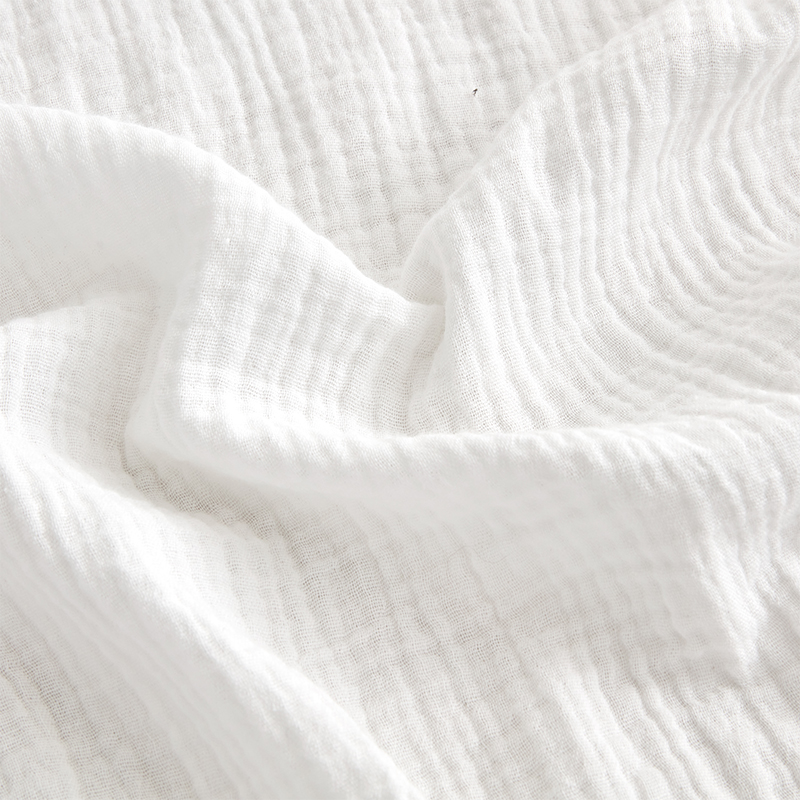 Dubbellaags gaaskatoen met sjaalkraag Hotelbadjas Dubbellaags gaaskatoen met sjaalkraag Hotelbadjas